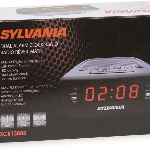 SYLVANIA Other Sylvania Scr388 Amfm Alarm Clock Brand New Clock Cea1 Poshmark